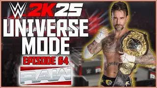 WWE 2K25 Universe Mode RAW - CM Punk Ambushes Drew! - Episode 64