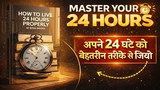 24 घंटे का सही इस्तेमाल करो!⏰ | How to Live on 24 Hours a Day Book Summary in Hindi | Audiobook |