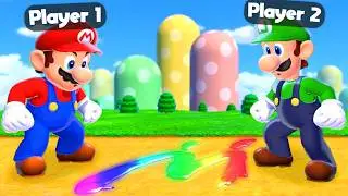 Bowser's Fury Online - Full Game Walkthrough (2 Player Splitscreen Co-Op)