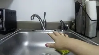 How to reach a normal height kitchen faucet for wheelchair users or short people
