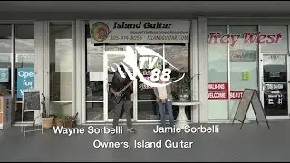 Island Guitar Store in Key Plaza in beautiful Key West, Florida