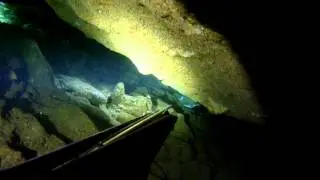 pescasub-SORPRESA IN FONDO ALLA GROTTA....!!--