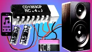 How to make amplifier using CD1353CP ic