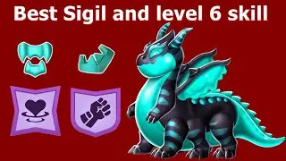 Best Sigil and level 6 skill Fluorescent Blue Dragon-Dragon mania Legends | DML