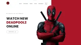How To Create Website Deadpool2 With (HTML-CSS-JS)