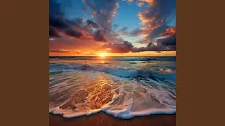 Golden Hour Reflections on the Sea