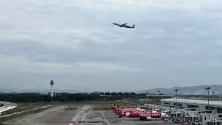 Malaysia airlines A330-300 Massive Take off from KLIA-1