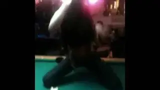 gettin down on the pool table