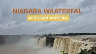 CHITRAKOTE WATERFAL 😍 || Solo Bastar Ride || #bastartouristplaces #bastar #vlogs #travel #viral 