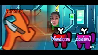 Among Us with friends (Part 2) - SpeedRun10x faster w/ CRAZY KIDS AZ