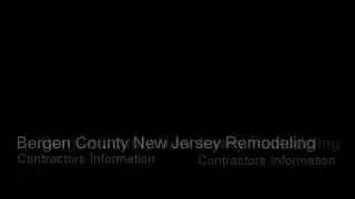 Bergen County New Jersey Remodeling Contractors Information