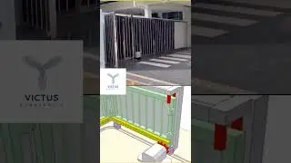 Port&atilde;o Dobr&aacute;vel Deslizante - Curso de Solidworks #solidworks #cursodesolidworks #engenharia #cad #3d