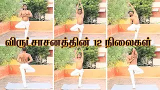 Vrikshasana Yoga in Tamil | விருட்சாசனம் | Vrikshasana benefits in tamil