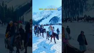 Sonamarg Kashmir🍁 #viralvideo #snow #jannatkashmir #travel #kashmirexpress #mountains #shortsvideo