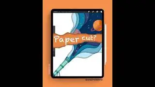 Procreate  paper cut tutorial