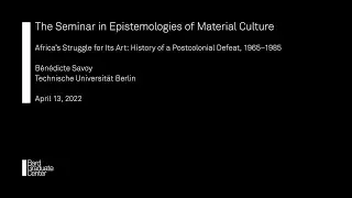Africa&rsquo;s Struggle for Its Art: History of a Postcolonial Defeat, 1965&ndash;1985