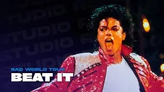 Michael Jackson - Beat It | Bad World Tour 1988 (Studio Recreation)