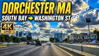 🛣️ South Bay  to Washington Street Dorchester Massachusetts | 4K Scenic Drive &ndash; 10/9/21