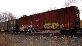 Eastbound mixed with NS 9325 as the leader