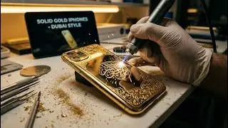 How Solid Gold iPhones Are Made: Dubai Luxury Style Process Revealed