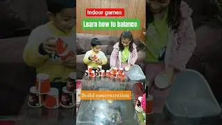 🤔Builds focus and  discipline in 💪 children#fun#games#cute☺️ #learningthroughplay