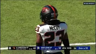 #23 Oregon State True Freshman Cornerback Jermod McCoy PBU!