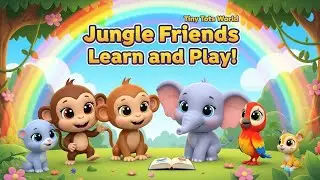 Play & Learn with Jungle Friends 🌴🎵 | Toddler Fun Music