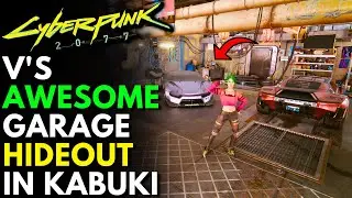 V'S NEW GARAGE HIDEOUT IN KABUKI - Cyberpunk 2077 Mods
