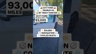 Tracy Harter showcases the 2017 Ford Taurus with 93,000 miles #fordtaurus