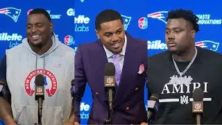 Kendrick Bourne, Hunter Henry, Christian Barmore & More Address the Media | Press Conference