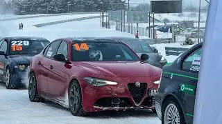 Having some fun on snow track in my daily Giulia | Nemunring Winter Games 2026 3/4