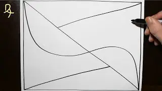 Daily Line Illusion | Just Go With It 3D Abstract Pattern / Spiral Drawing / Satisfying & Relaxing