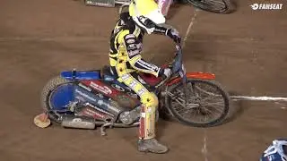 Speedway crash #2: Lasse Bjerre's unfortunate crash at the danish league final