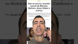 Mat&eacute;ria da revista Veja traz documentos que mostram que Globo n&atilde;o comprovou ass&eacute;dio #marciusmelhem