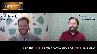 T3IMD20 | TYPO3 International Meetup Days 2020 | Build the TYPO3 Arabic community & TYPO3 in Arabic