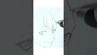 蜂楽🐝🐝15秒で描いてみた