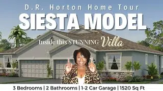 Inside the Siesta Villa by D.R. Horton | 2 Bed, 2 Bath + Den | Tampa Bay New Construction