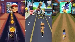 SUBWAY SURFERS 🆚 TALKING TOM GOLD RUN 🆚 TEMPLE RUN 🆚 TEMPLE RUN 2EPIC CHASE!