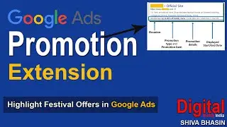 Promotion Extensions in Google Ads | ad extensions course in Hindi by Digital Buddy India