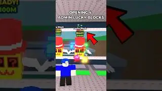 Opening 4 ADMIN LUCKY BLOCKS! 🤯