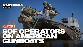 Ukrainian Special Forces Use American Gunboats With Miniguns for Riverine Raids