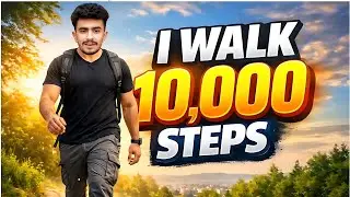 I walk 10000 steps🚶&zwj;♂️ Challenge | I complete my challenge within 2 hour's ?🤔