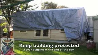 Log Cabins LV Australia Install example