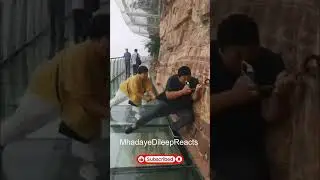 ​#scared​#fearofheights​#glassbridge​#adventure​#travel​#funny​#comedy
