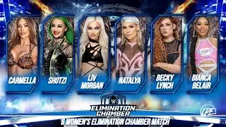 WWE 2K22 - 6 WOMENS ELIMINATION CHAMBER | Elimination Chamber
