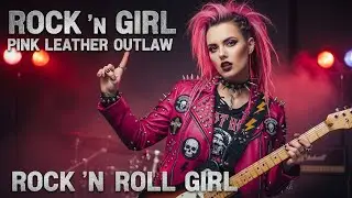 Best Rock n Girls 🔥 Pink Leather Outlaw 🎸 Rock n Roll Girl