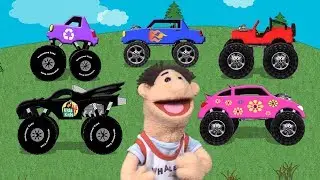 Timmy Uppet Sings The Monster Truck Song - Monster Trucks For Kids