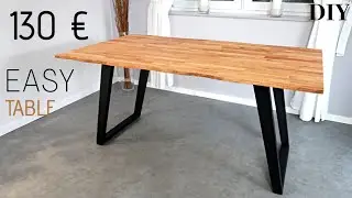 Tisch selber bauen/ Dining Table DIY/ Buchentisch/ Esstisch selber bauen/Modern Table Build/Desk DIY