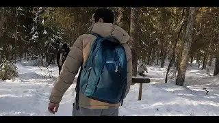 Hiking in Nuuksio National Park, Finland