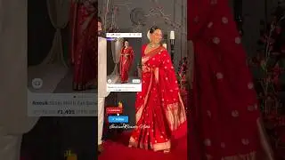 Sonakshi Sinha's Wedding Look Recreation#sonakshisinha#myntra#saree#banarasisaree#bangles#ethniclook